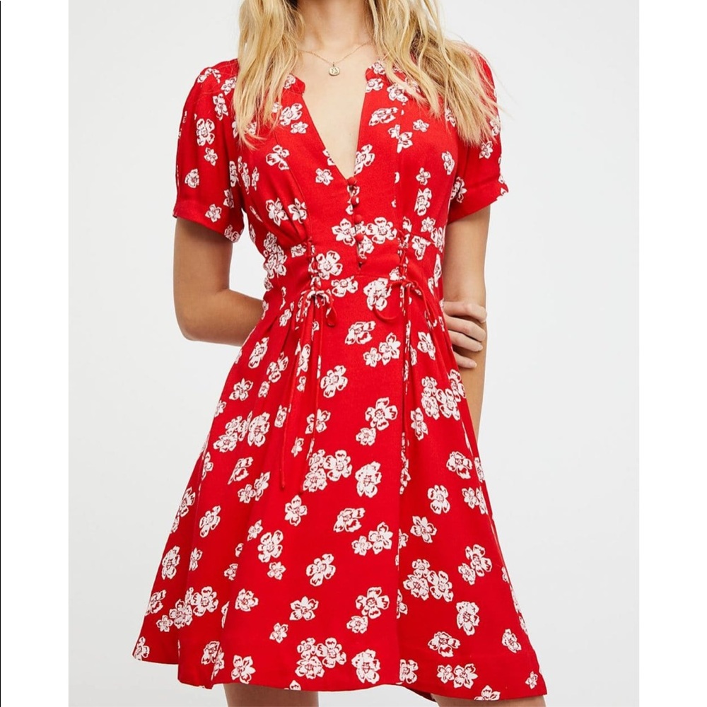 NWT Free People Dream Girl Mini Dress
